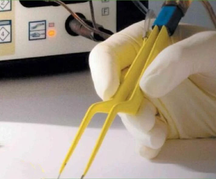 适用于组织分离医用双极电凝手术镊标准电凝镊