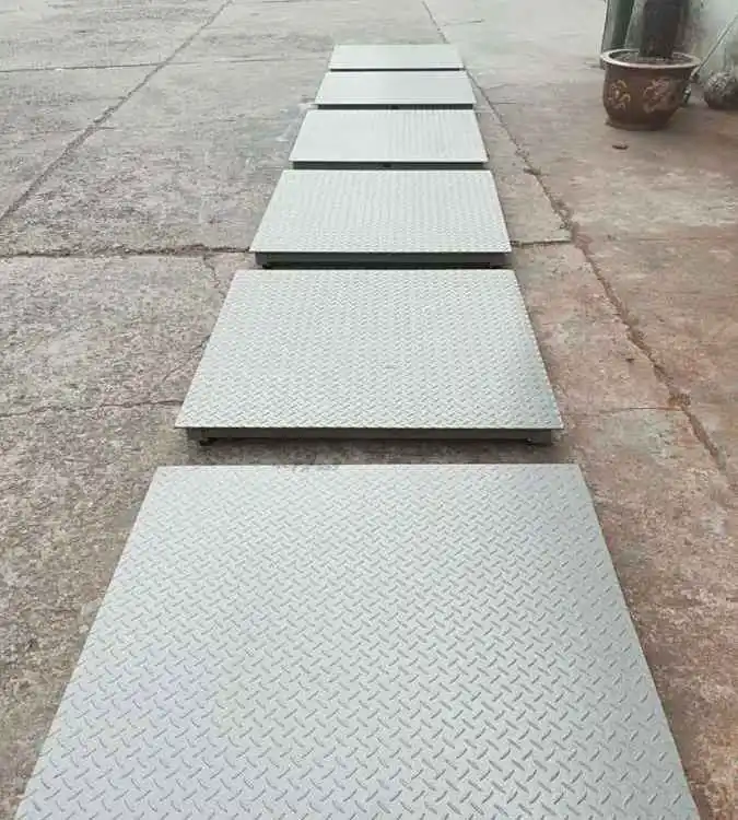 物流用3t带打印电子磅秤加厚面板平台电子秤 1.2乘1.2米小型地秤