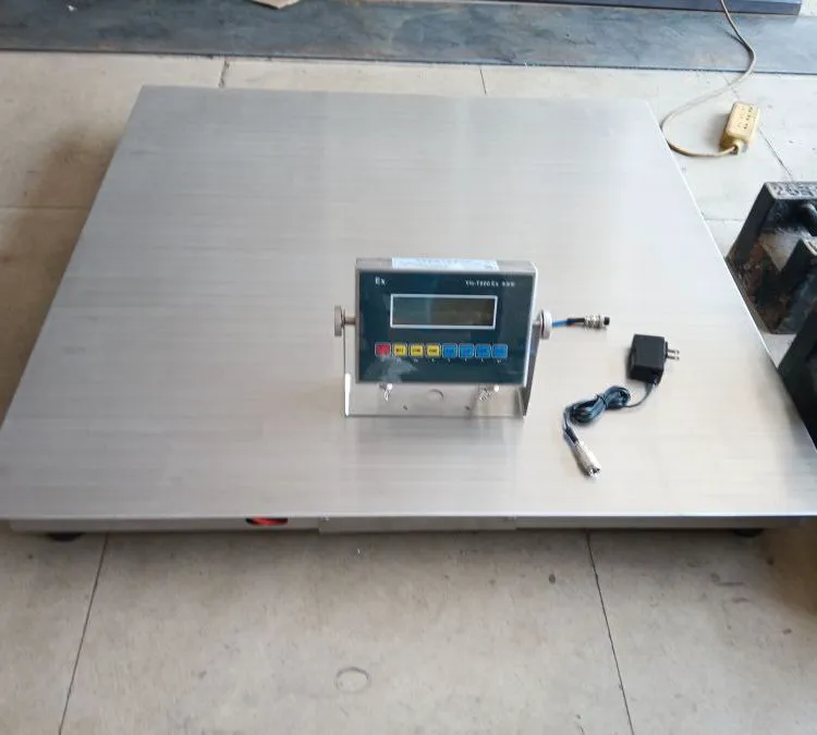 3T防爆地磅 制药厂用4-20ha输出带RS232接口打印不锈钢地磅秤