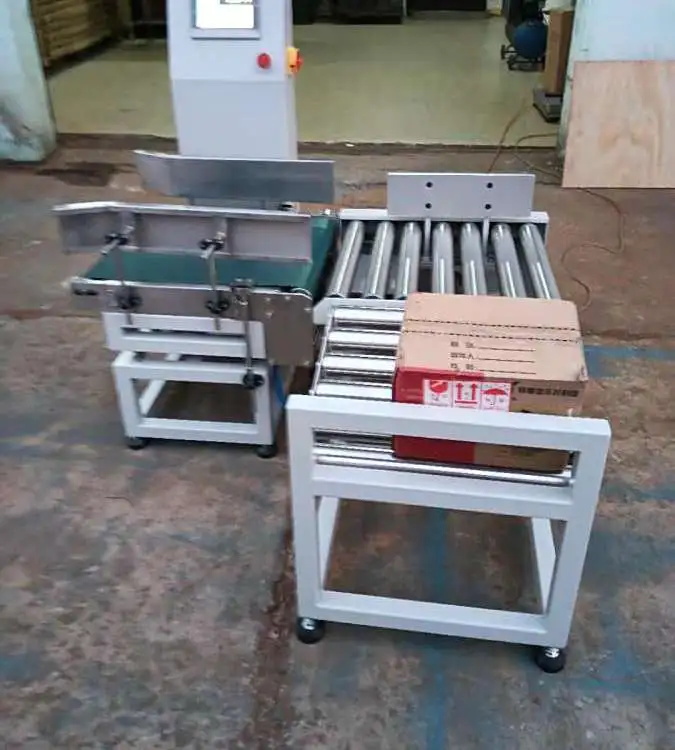 50kg 滚筒秤 流水线水果分拣上下限报警连PLC打印滚桶秤