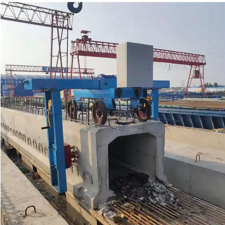 空心板凿毛机 框架式混凝土拉毛机 全自动板梁凿毛设备庆发供应