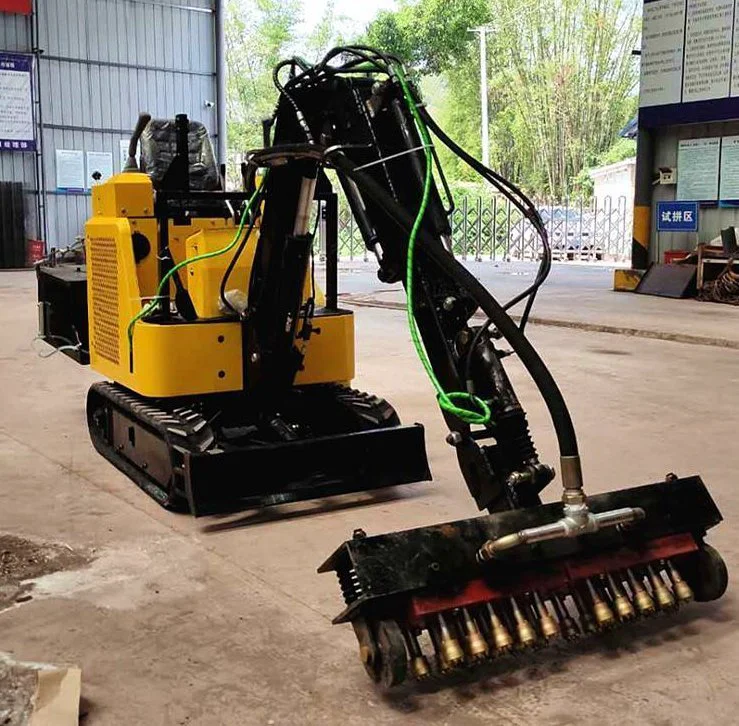 麻点式水泥地面 叉车式隧道 全自动升降凿毛机