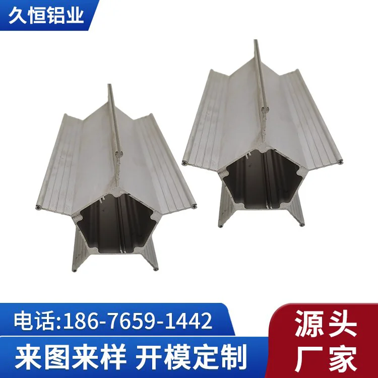 铝材cnc挤压加工 铝合金型材异形管来图定制铝型材电子散热器