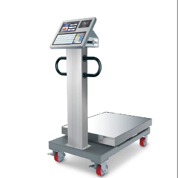 CAS凯士打印追溯码电子秤 二维码肉菜追溯智能秤 AI生鲜视觉秤