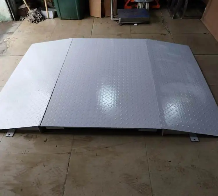 汉衡SCS-3t超低台面电子地磅 工业触摸屏 带接口输出 防水碳钢磅秤