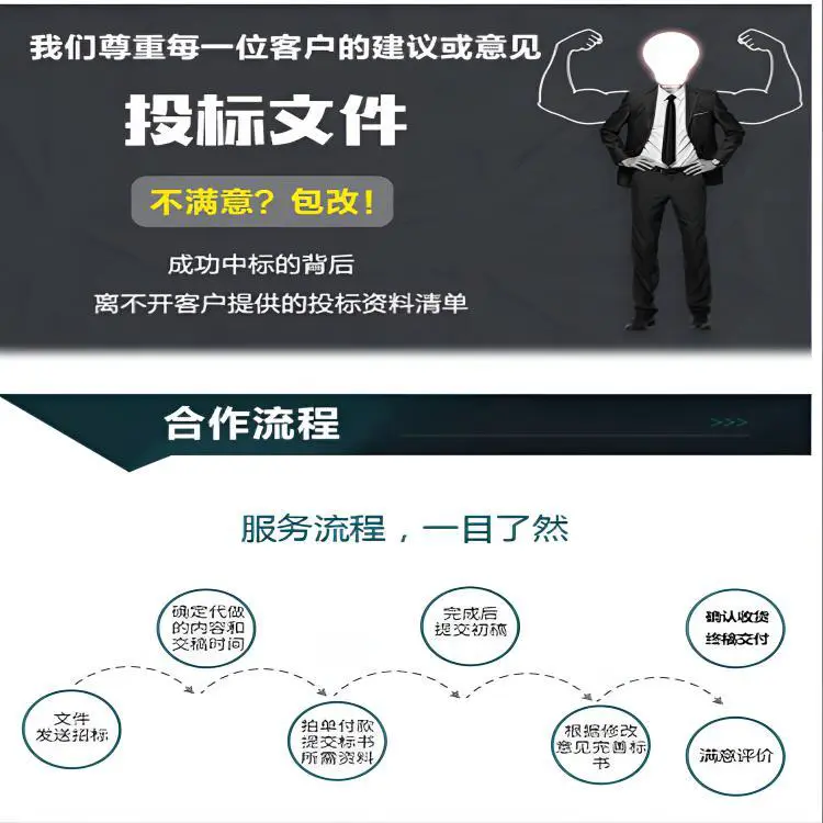 汉中代写标书土建工程投标文件 小金标完善的售后体系