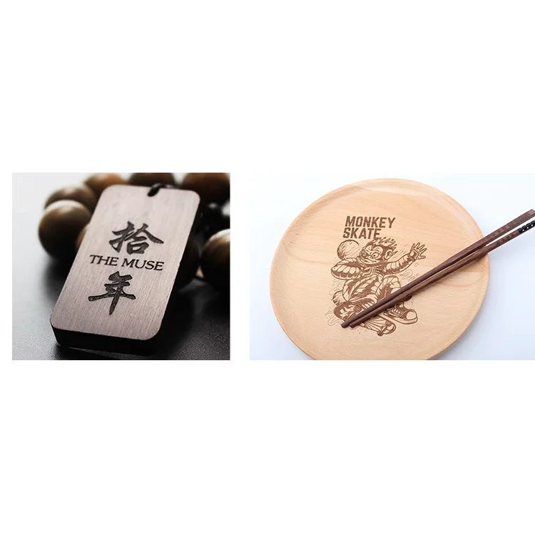 地摊激光机厂家直销  工艺品工艺画激光打标机 走廊画诗词木头竹片刻字刻画