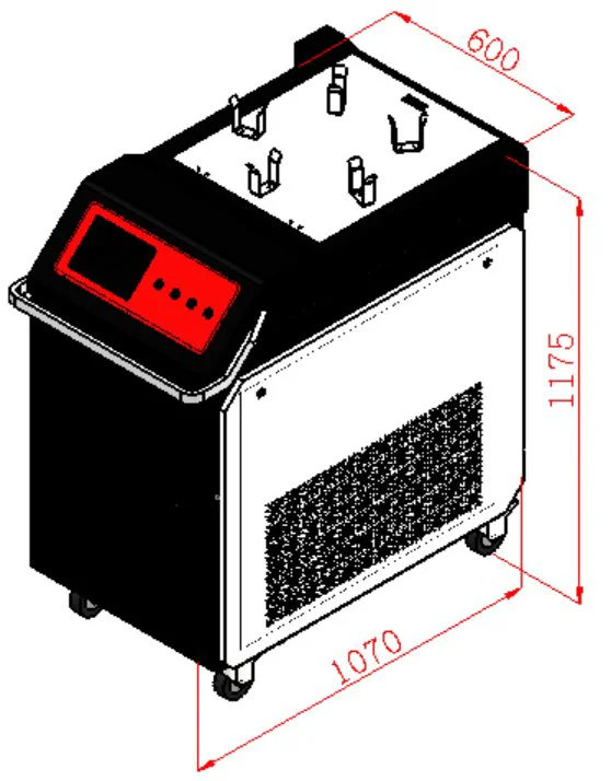 飞龙达激光清洗机除锈机FLD型号1500W2000W3000W功率可选