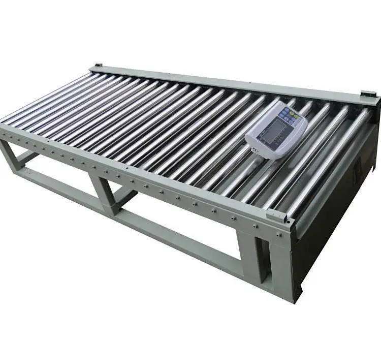 0~500kg 滚筒称称重电子秤 电子输送秤动态称重打印滚轮秤