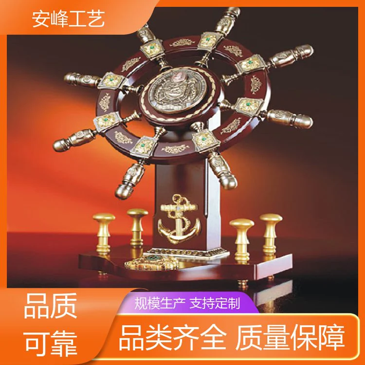 工艺品办公室桌面装饰品 手船领航舵摆件 工厂供应 安峰工艺