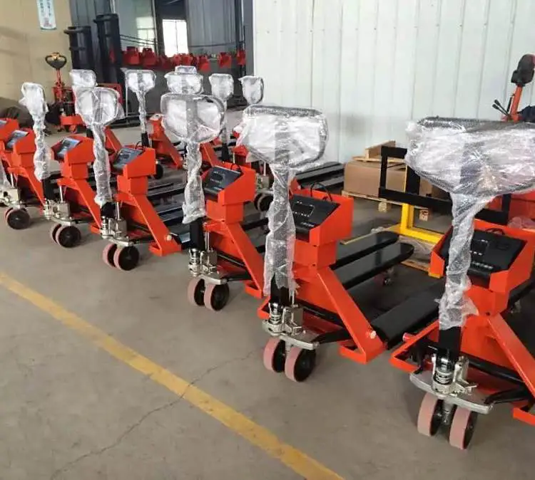 0~3吨电子叉车秤 工厂货物称重防水防腐蚀可移动搬运打印手叉车