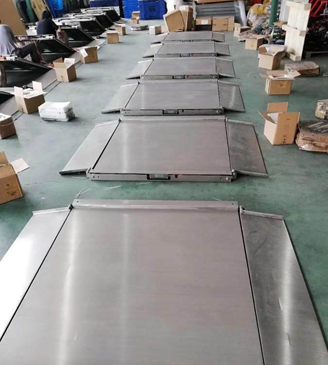 3吨不锈钢地秤 食品厂用防水地磅 耐腐蚀平台电子秤3t