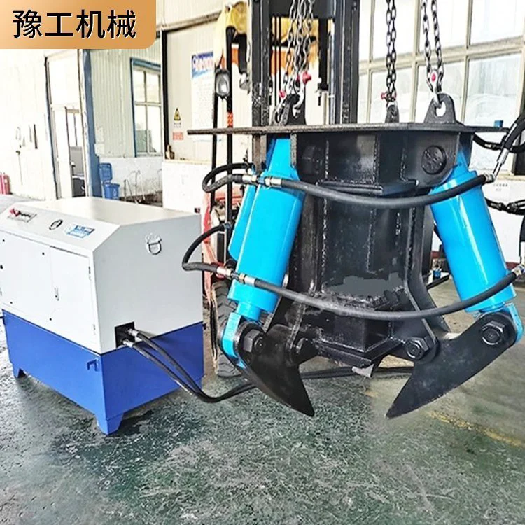 挖掘机前端属具破桩头 液压爪式破桩机 混凝土圆桩截桩机