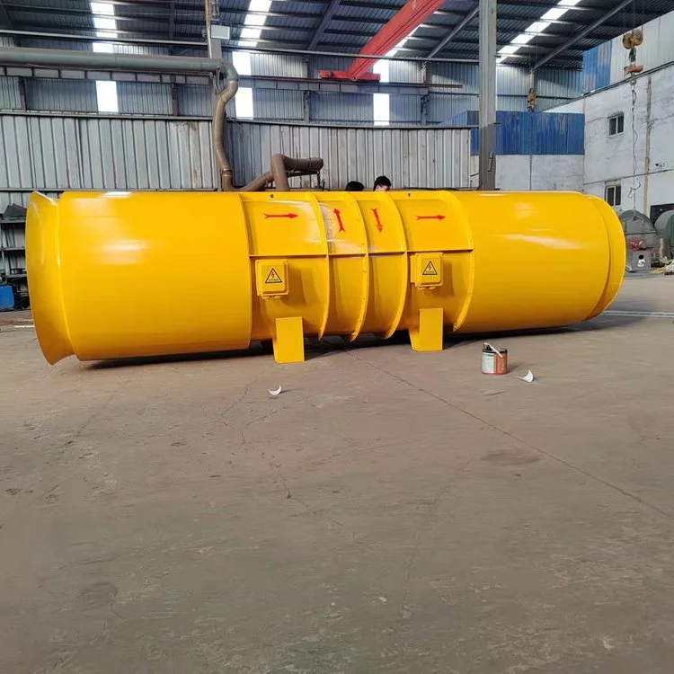 隧道施工风机 SDF对旋隧道开采 地铁掘进通风机 2×110KW隧道风机