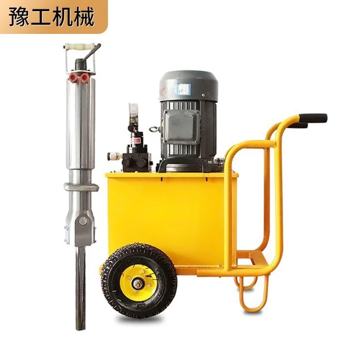 矿山开采劈裂机 液压劈裂建筑石材分裂开山设备