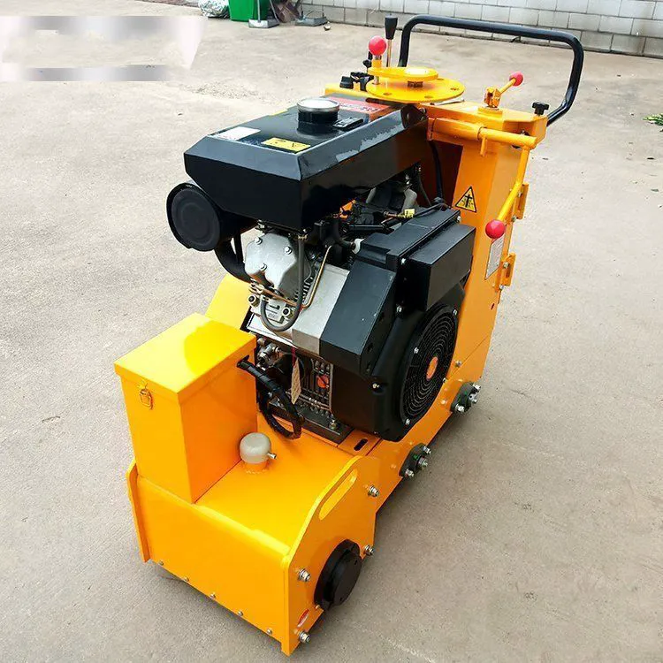 豫工混凝土液压铣刨机旧路面沥青拉毛手推柴油动力300型