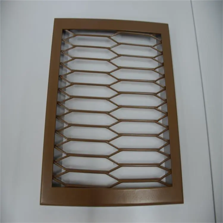 铝合金菱形网格板 抗污性强 防水效果好 便于清洁