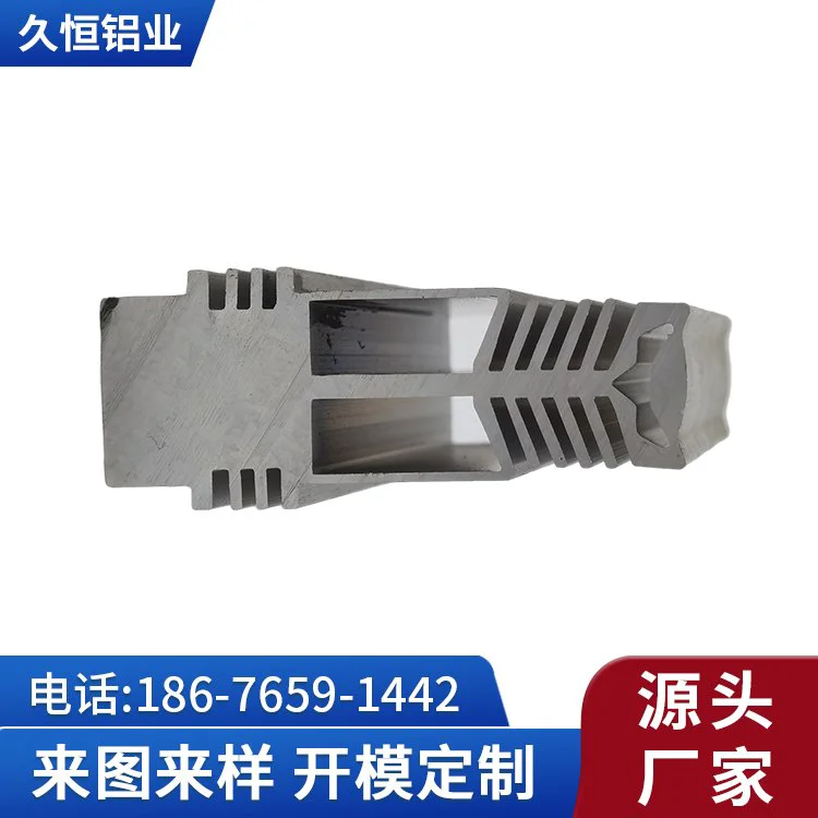 工业led散热器铝型材定制开模 高密齿梳子型散热片异形铝合金型材