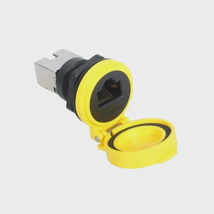 LSHITECH龙仕 RJ45防水网络连接器 超五类网线传输