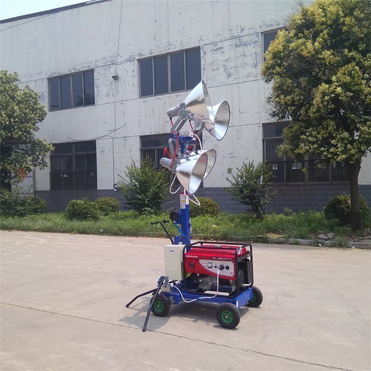 移动照明灯防汛照明灯具柴油动力LED灯可升降照明灯可定制