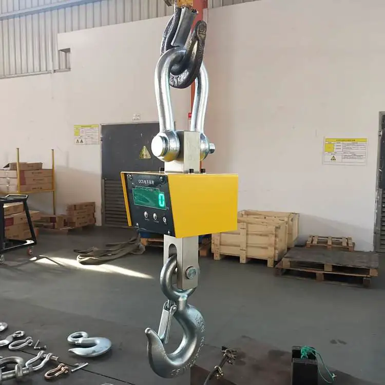 建筑施工地电子吊秤 1-50吨吊钩称重电子秤一体式悬挂吊磅秤