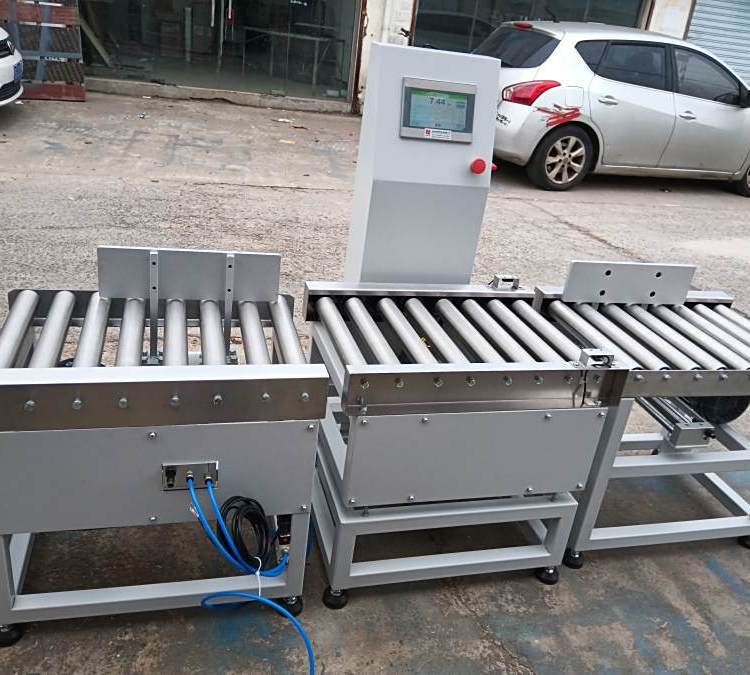 汉衡-GTC滚筒秤 5kg零件分拣对接生产线检重打印报警连PLC滚轴秤