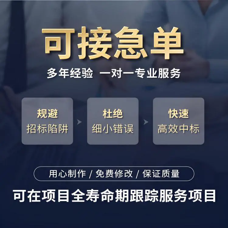 勉县标书方案安装工程投标文件 小金标满意付款靠谱省心八年经