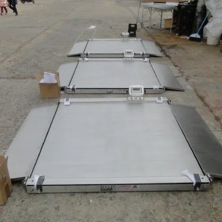 食品厂1乘1米不锈钢小地磅 5吨耐腐蚀磅秤 汉衡5t防水电子平台秤