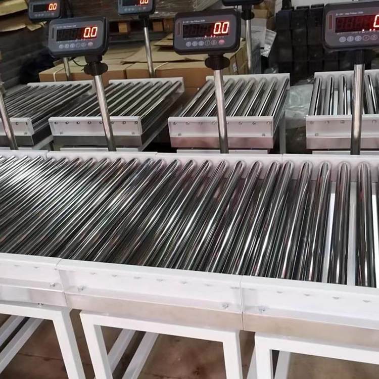 100kg滚筒秤 生产线产品分拣剔除上下限报警带U盘存储打印滚轴秤