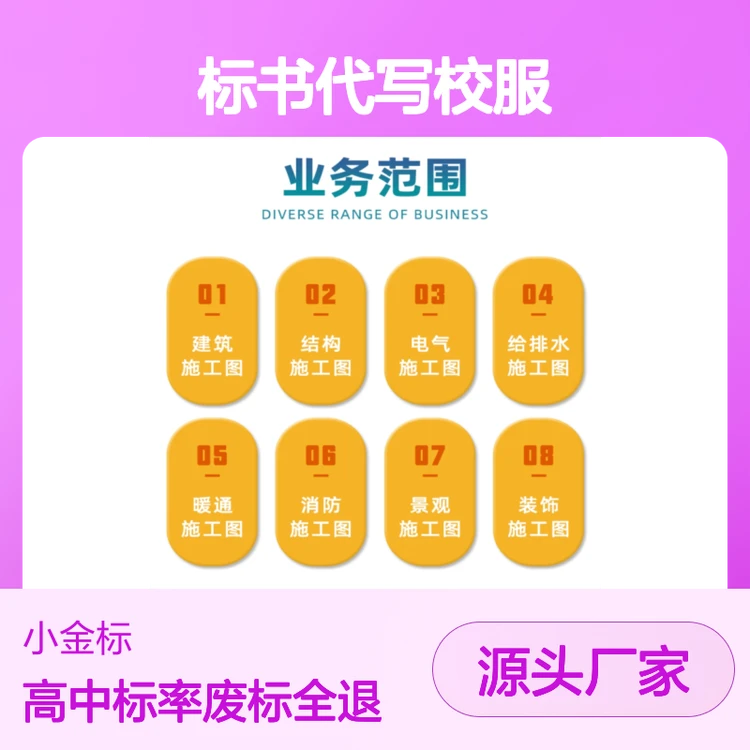 标书代写校服采购物流服务 专业定制废标退费高中标率