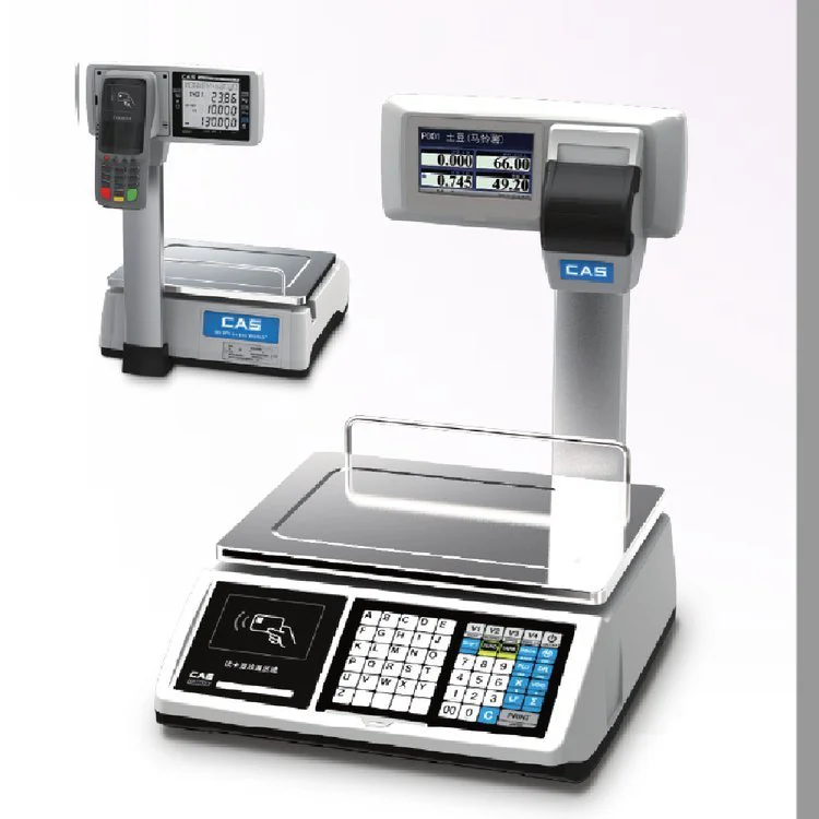 CT100-R 卖场条码电子标签秤 食品安全溯源电子秤 CAS凯士品牌