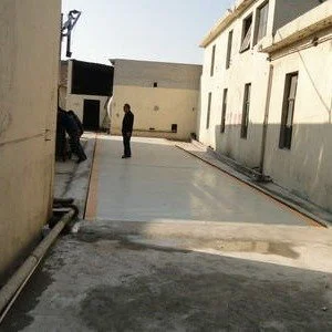 120吨3.4乘24米浅基坑式汽车衡 100吨电子大地磅 大型地秤定制