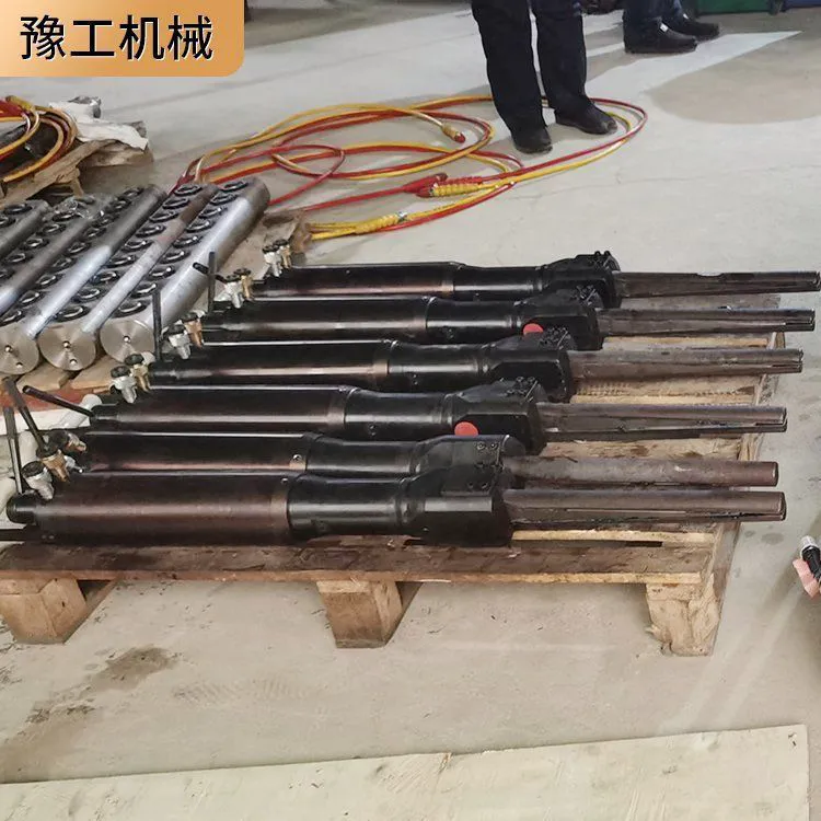 矿山岩石地基开挖设备 静态爆岩石分裂机液压劈裂棒