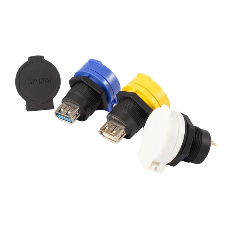 lshitech龙仕 USB2.03.0防水数据线连接器 公头母座 转接插头 延长线