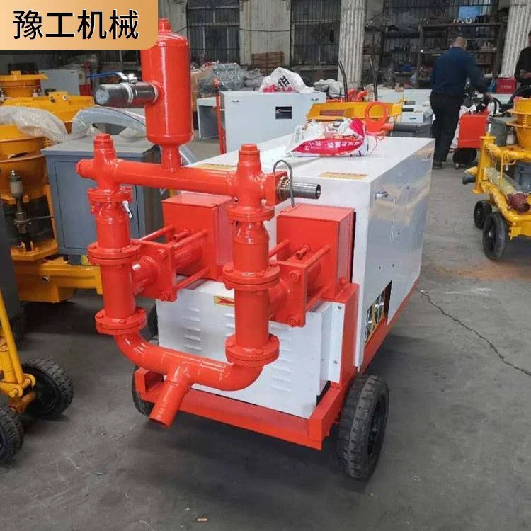 双缸液压砂浆泵 灌浆泵可垂直输送 隧道工程高压水泥砂浆注浆机