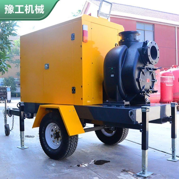 自吸排污涝柴油机防汛泵 大功率抽水泵 自 吸排污泵