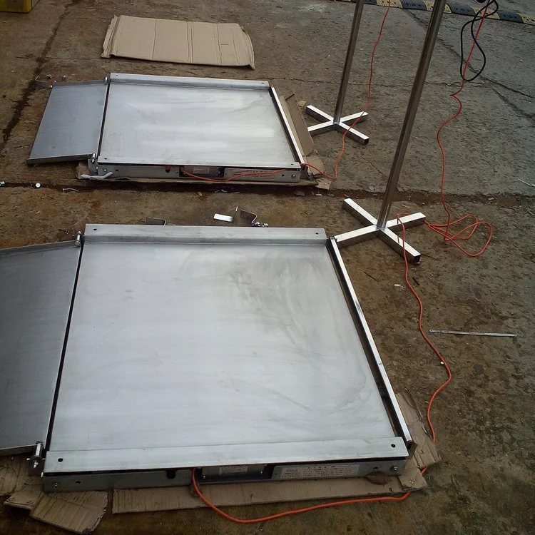 不锈钢超低地磅1-10吨 10t防水带斜坡电子磅秤生产厂 平台电子秤