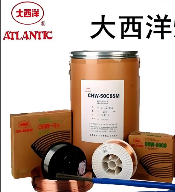 大西洋 CHW-55B2R镀铜焊丝 ER80S-B2Mn气保焊 焊接珠光体耐热钢