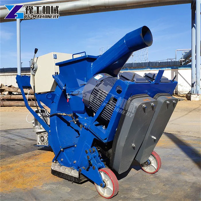 抛丸机小型550手推移动式桥面打毛机钢板除锈270混凝土路面抛光机