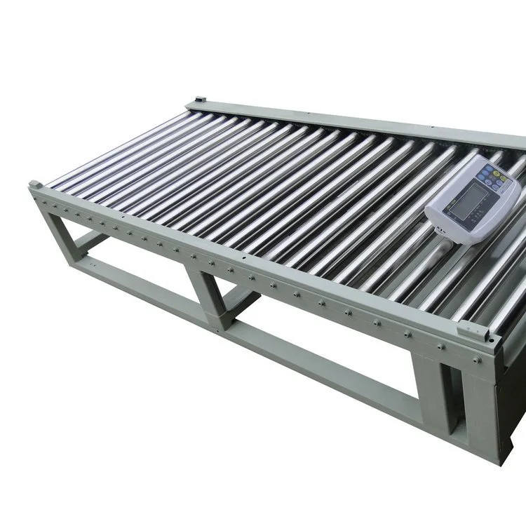 不锈钢工厂生产线电子秤 滚桶输送滚桶秤生产 滚轮秤