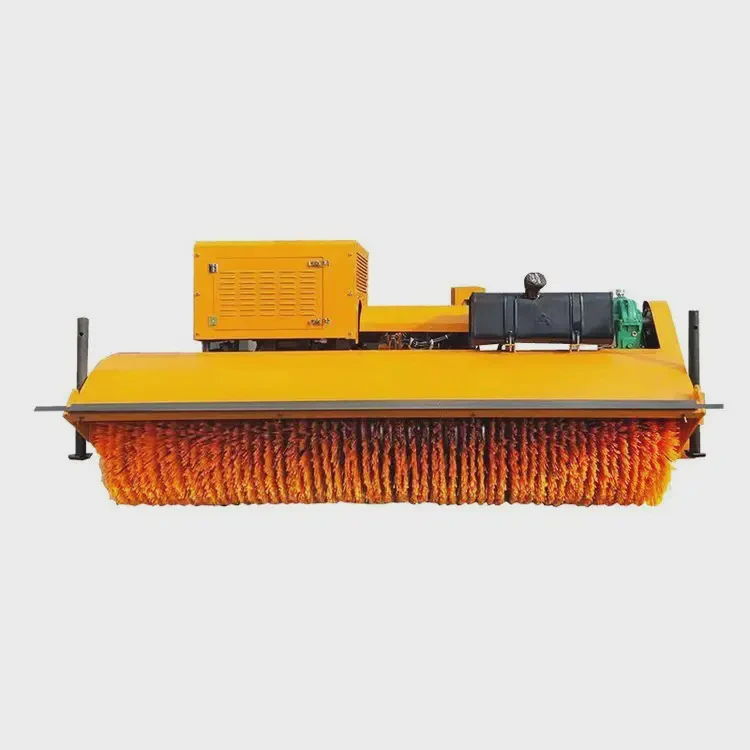 临工滑移装载机斜角扫雪滚刷 冬季除雪工程设备 材料采用钢丝