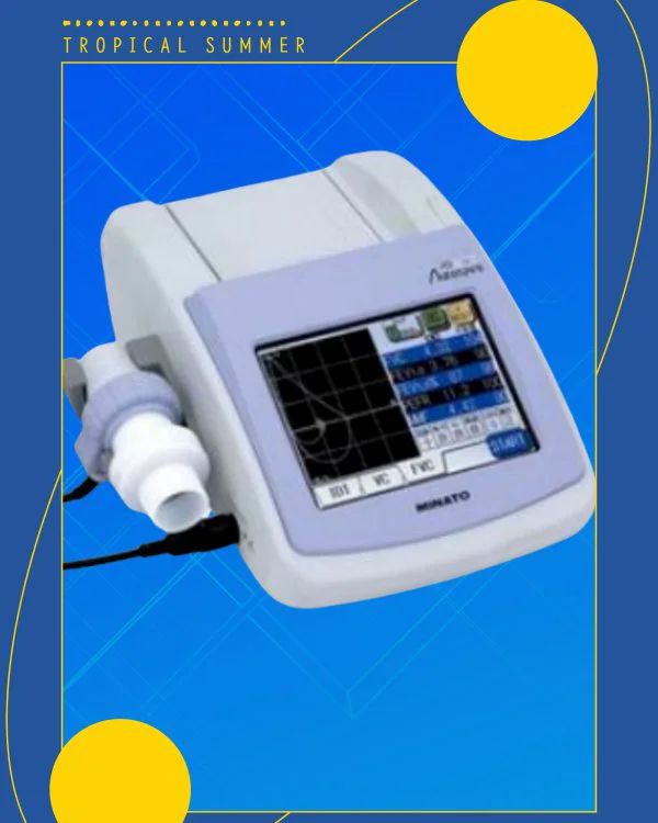 美能便携式肺功能检查仪AS-507双向流速传感器检测仪