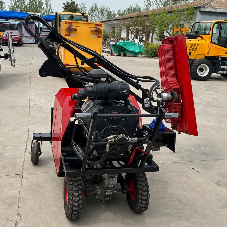 手扶式多功能绿篱机 手推平侧一体式园林修剪机 绿化带修剪设备