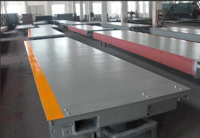 150吨出口式地磅 3.2乘20米U型梁电子汽车衡 150t数字式地秤