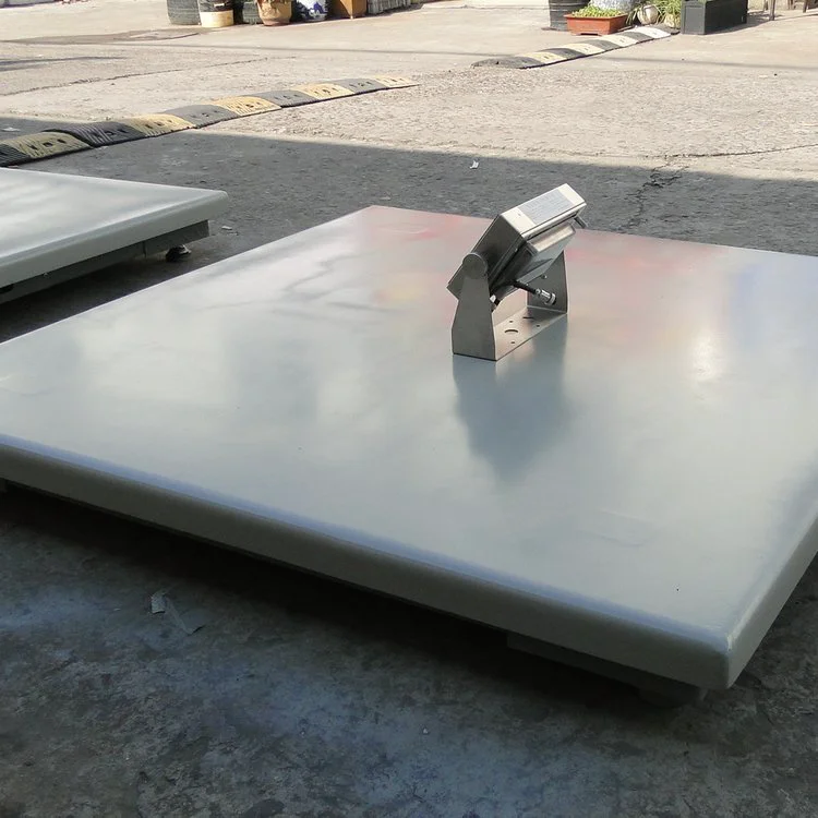 SCS-2防爆地磅秤 化工厂2T本安型地秤 汉衡电子防爆秤