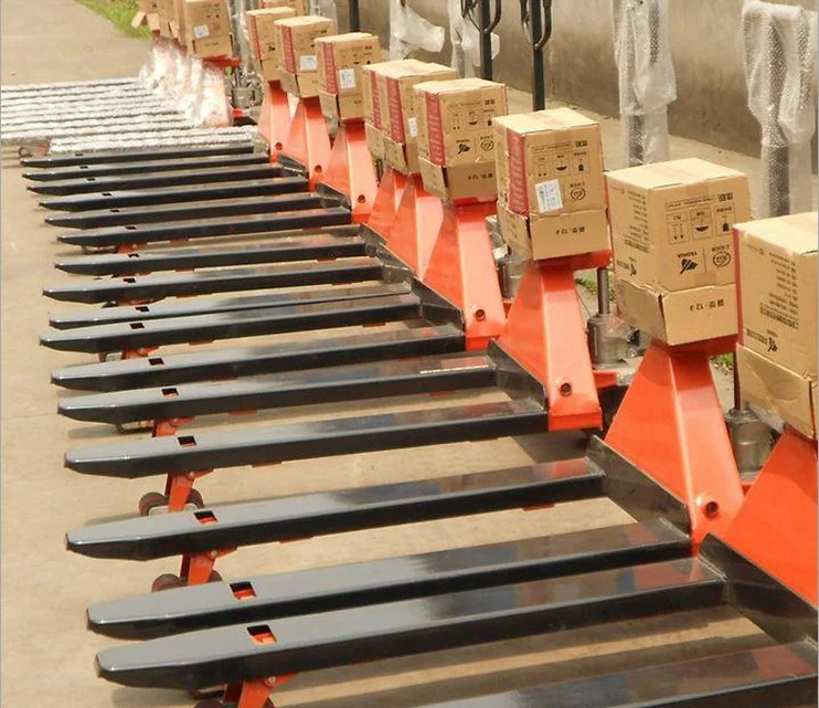 0~3T本安型防爆叉车秤 仓库手动搬运防水防腐蚀打印地牛秤 电子叉车