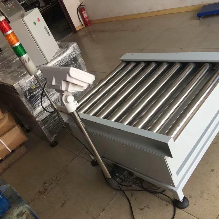 全方位防水电子滚筒秤 100kg带报警滚轮平台秤 流水线输送秤