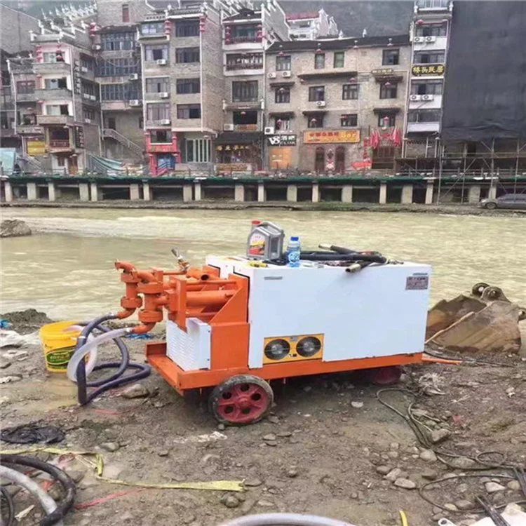 大型电动注浆机参数 活塞式液压分解图 高压砂浆注浆泵配件