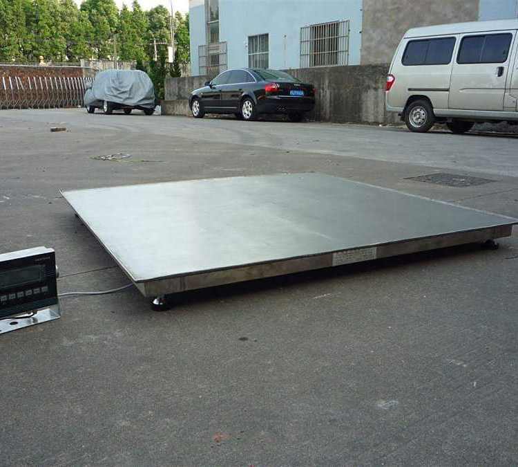 1-3吨防爆地磅 化工不锈钢304 防腐蚀4-20ha输出电子地磅秤