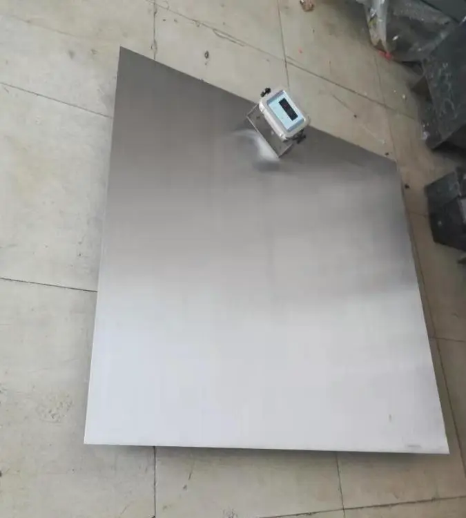 3吨电子地磅 食品厂用本安型防爆输出4-20mA信号平台秤 1*1米